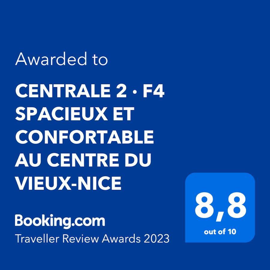 Centrale 2 - F4 Spacieux Et Confortable Au Centre Du Vieux-Nice Apartment ภายนอก รูปภาพ